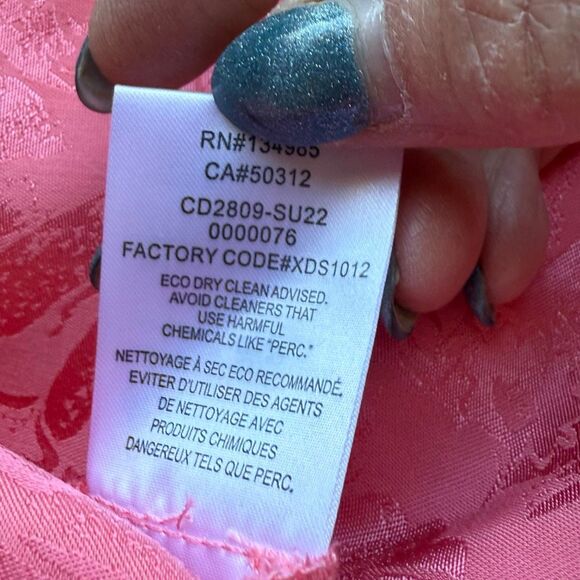 NWT For Love & Lemons. Gabrielle mini dress in pink Size M - Picture 9 of 15